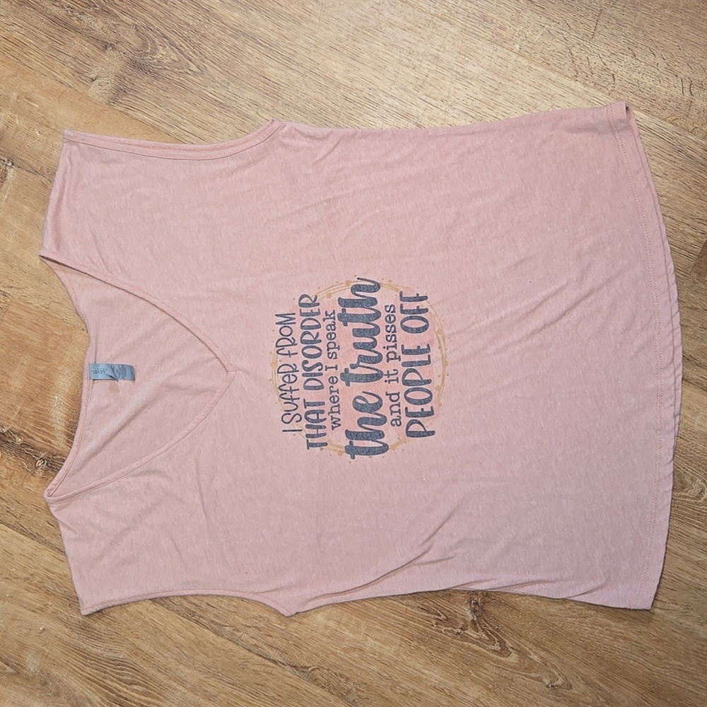 Hand Crafted XLARGE Graphic Sleeves Vneck Tee